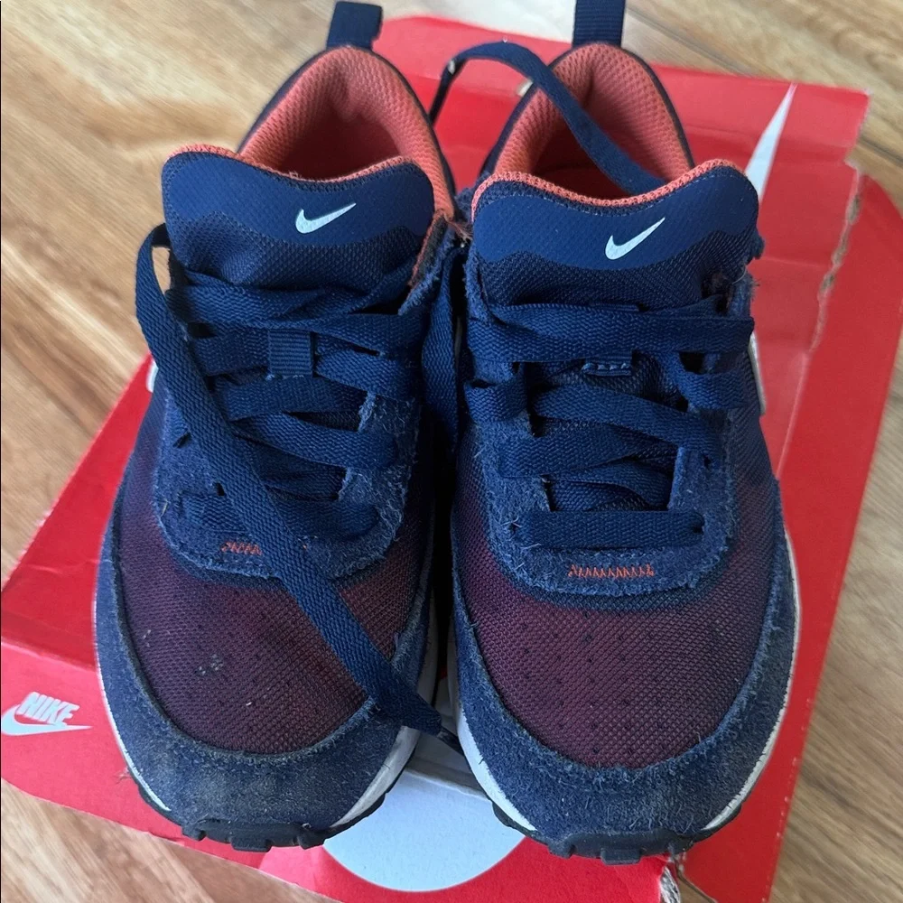 Nike‎ Kids' Navy and Orange Sneakers
